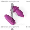 Vibrador anal inalámbrico satinado suave